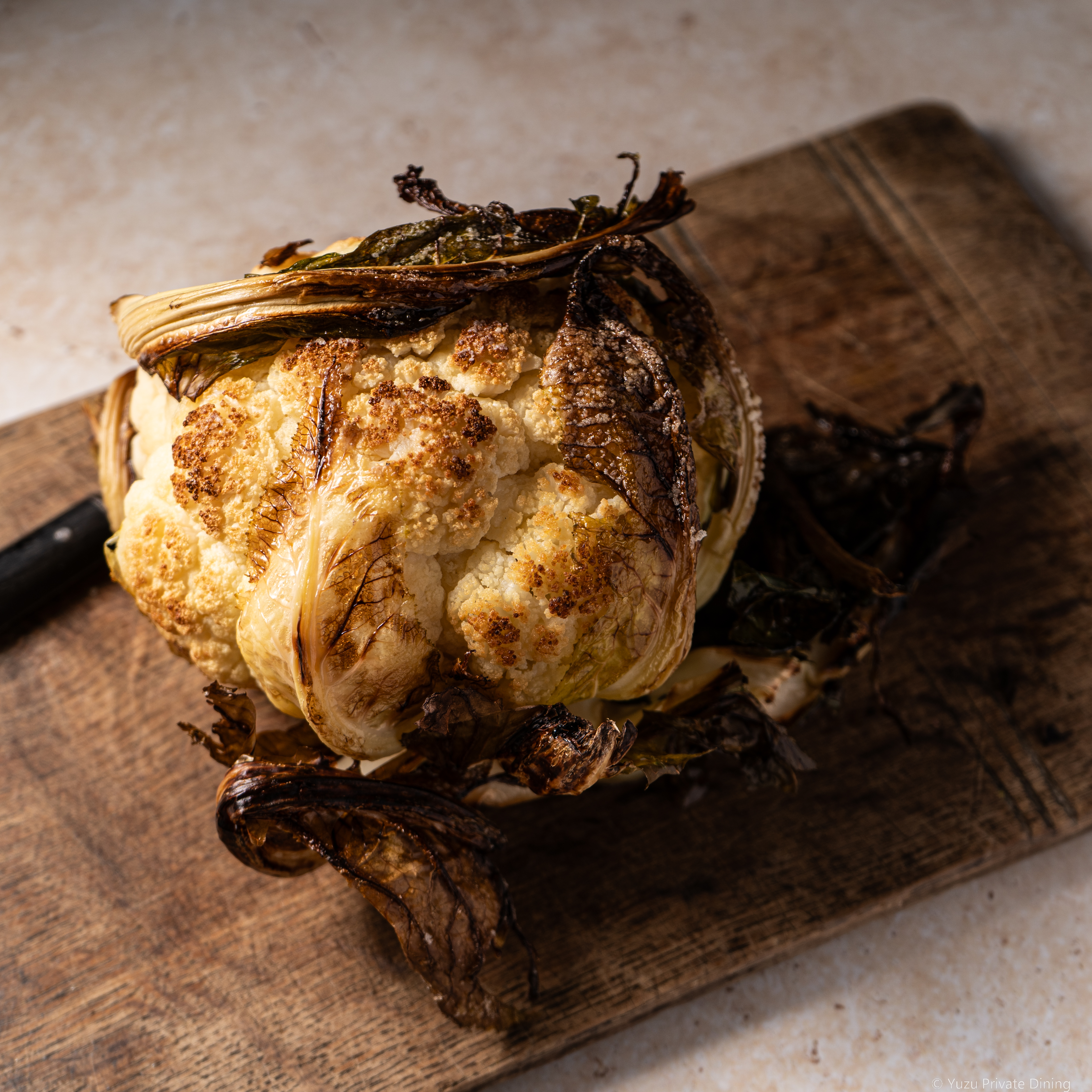Whole Roasted Cauliflower